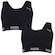 Top Fitness sem Costura Bodywear Puma com 2 Unidades - Adulto PRETO/PRETO