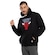 Blusão do Chicago Bulls NBA com Capuz NB564 PRETO