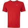 Camiseta Masculina Nike Manga Curta com Proteção UV Miler VERMELHO
