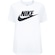 Camiseta Feminina Nike Manga Curta Sportswear Essential Icon BRANCO