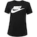 Camiseta Feminina Nike Manga Curta Sportswear Essential Icon PRETO