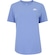 Camiseta Feminina Nike Manga Curta Sportswear Club azul/branco