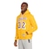 Blusão Los Angeles Lakers Masculino Mitchell & Ness com Capuz Mt354 AMARELO