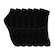 Kit de Meias Sapatilha Cushioned Sportswear Low-Cut com 6 Pares - Adulto PRETO