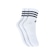 Kit de Meia adidas Adulto Cano Alto 3 Listras - 3 Pares BRANCO