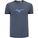 Camiseta Masculina Mizuno Manga Curta Lifestyle AZUL ESC/AZUL