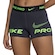 Bermuda Feminina Nike Pro Dri-Fit 3 VERDE/PRETO
