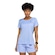 Camiseta Feminina On Running Manga Curta Performance T AZUL/PRETO