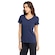 Camiseta Feminina Fila Manga Curta Basic AZUL ESCURO