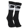 Kit de Meia Nike Cano Alto Everyday Essential Crew - Adulto - 3 pares PRETO/BRANCO
