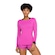 Camiseta Feminina Lauf Manga Longa Basic Color ROSA