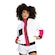 Jaqueta Feminina Lauf com Capuz Neo BRANCO/ROSA