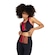 Top Fitness Sem Bojo Lauf Baixa Sustentação Neo - Adulto PRETO/ROSA