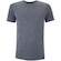 Camiseta Masculina Oxer Manga Curta Malha Mescla Basic AZUL