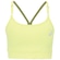 Top Fitness com Bojo Removível ASICS Baixa Sustentação Alça Ajustável - Adulto AMARELO CLARO
