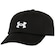 Boné Aba Curva Under Armour Strapback Blitzing Feminino PRETO/BRANCO