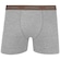 Kit de Cueca Boxer Lupo - Adulto - 2 Unidades CINZA/PRETO