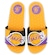 Chinelo Slide NBA Grendene Rider Pump II - Adulto AMARELO/ROXO