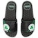 Chinelo Slide NBA Grendene Rider Pump II - Adulto PRETO/VERDE