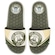 Chinelo Slide NBA Grendene Rider Pump II - Adulto VERDE/BRANCO