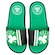 Chinelo Slide NBA Grendene Rider Pump II - Adulto VERDE/PRETO