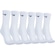 Kit de Meias Cano Alto Nike Everyday Lightweight Crew com 3 Pares - Adulto BRANCO/PRETO