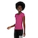 Camiseta Feminina Authen Manga Curta Keepcool Pep ROSA