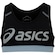 Top Infantil sem Bojo ASICS Alca Silk PRETO/AZUL CLA