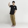 Camiseta Huf Manga Curta In The Pocket PRETO