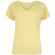 Camiseta Feminina Oxer Decote V AMARELO CLARO