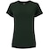 Camiseta Oxer Feminina Alongada Abertura Lateral VERDE ESCURO