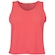 Camiseta Regata Cropped Feminina Oxer Telada Coral