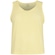 Camiseta Regata Cropped Feminina Oxer Telada AMARELO CLARO