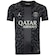 Camisa do PSG III 23 Nike Infantil Torcedor CINZA/PRETO