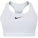 Top Fitness com Bojo Nike Média Sustentação Swoosh Sport BRANCO