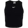 Blusa Cropped Regata Feminina Nike Sportswear Essentials PRETO