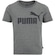 Camiseta Infantil Puma Essentials Logo Tee CINZA