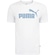 Camiseta Puma Masculina Manga Curta Essentials Logo Tee BRANCO/AZUL