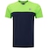Camiseta Masculina Fila Manga Curta Block VERDE/AZUL ESC