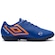 Chuteira Society Umbro Orbit - Júnior AZUL/LARANJA