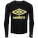 Camiseta Juvenil Umbro Manga Longa Basic UV PRETO