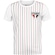 Camiseta do São Paulo Infantil Listrada BRANCO
