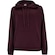 Blusa de Moletom Feminino Oxer com Capuz Canguru Fleece VINHO