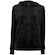Jaqueta Feminina Oxer com Capuz Plush Cap Bex PRETO