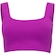Top Fitness sem Bojo Oxer Média Sustentação Canelado Sem Costura ROSA