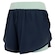 Short Feminino Oxer Duplo Laser Cut com Bermuda Interna AZUL/VERDE CLA