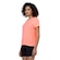 Camiseta Feminina Oxer Manga Curta Flat Respirável CORAL