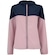 Jaqueta Feminina Oxer com Capuz Recortada Packable Refletivo AZUL ESC/ROSA CLA