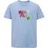 Camiseta Júnior Nike Manga Curta Sportswear Create PA AZUL CLARO