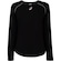Camiseta Feminina ASICS Manga Longa Mescla Eco Modal PRETO